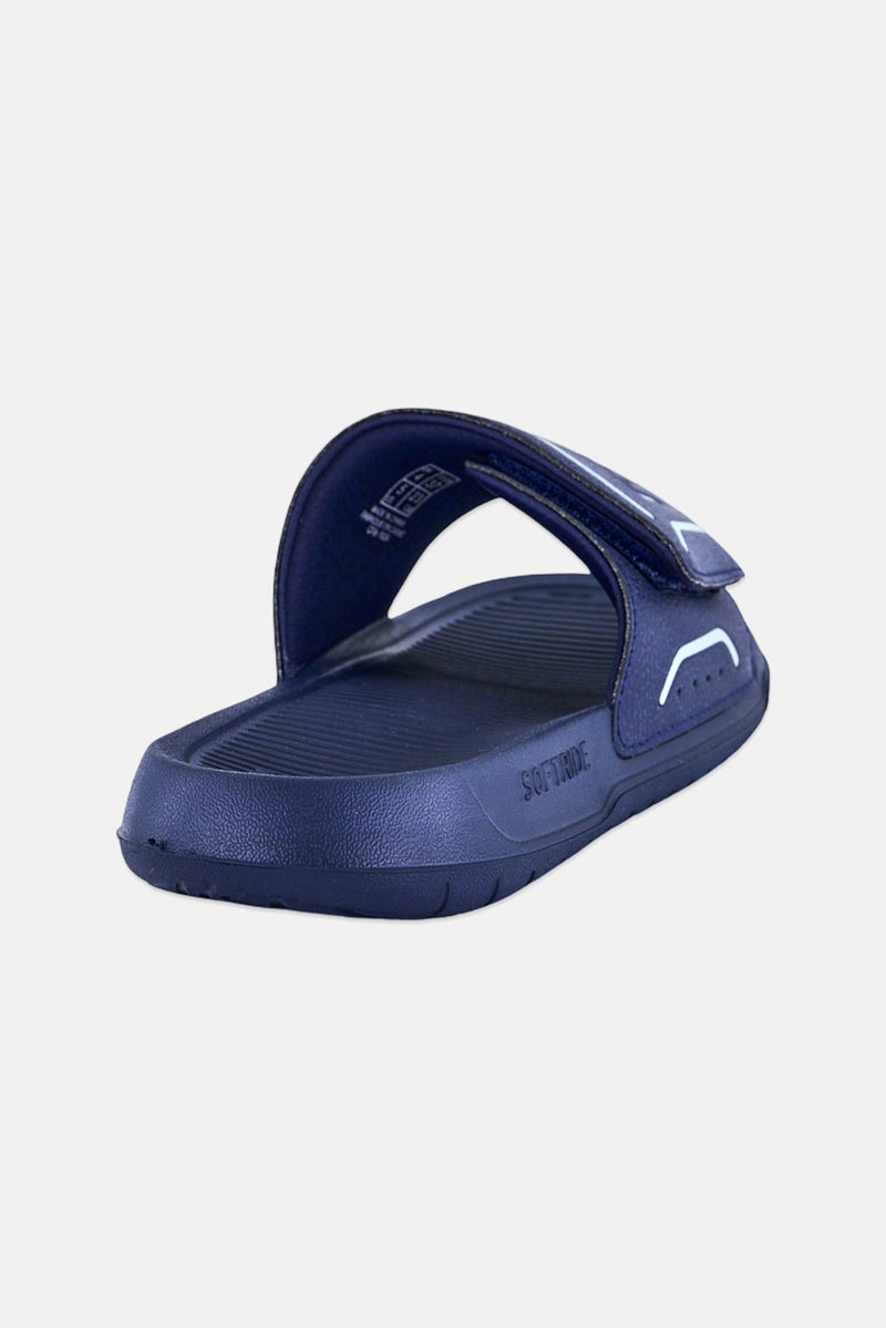 PUMA Kids Boy Royalcat Slip On Slides, Navy - Image 3