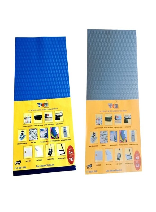 Kosh مجموعة كوش كومبو لأوراق التجليد الحلزوني A/4، عبوتان مع حلقات تجليد حلزونية بيضاء، 3 عبوات (مقاسات الحلقات 8 مم، 10 مم، 12 مم) - 2 كجم - Image 3