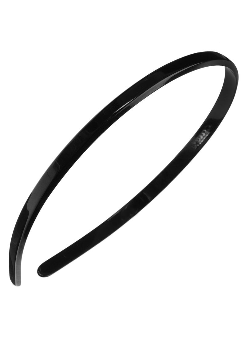 France Luxe - France Luxe 1/4" Ultracomfort Headband - Black - Image 1