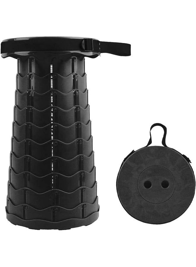 BKMax Folding Stool Black – Lightweight and Stylish Portable Seating"Perfect for Home, Camping, or Events" Ideal for Small Spaces and Travel - Image 1