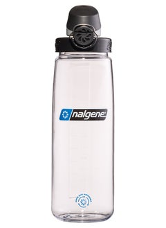 Nalgene Nalgene USA 700ml OTF Tritan Renew Bottle Clear w/Black Sustain  - Image 1