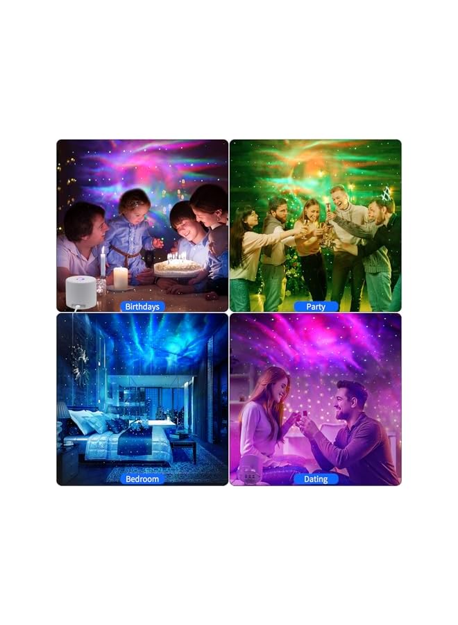 The Bros Star Projector, Galaxy Projector Nebula Light Projector Bedroom Galaxy Light Remote Control Projector Timer Galaxy Light Room Decor Projector for Adults Bedroom Decoration, Party, Birthday, Christmas - Image 4