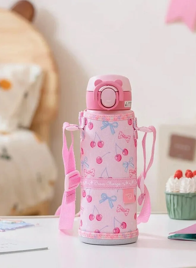 Zojirushi S/S Vacuum Bottle, 0.48, Cherry Pink