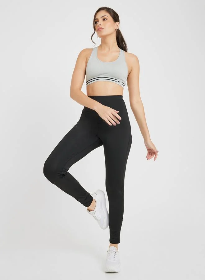 Styli Pack of 2 - Double Stripe Waist Strap Sports Bra