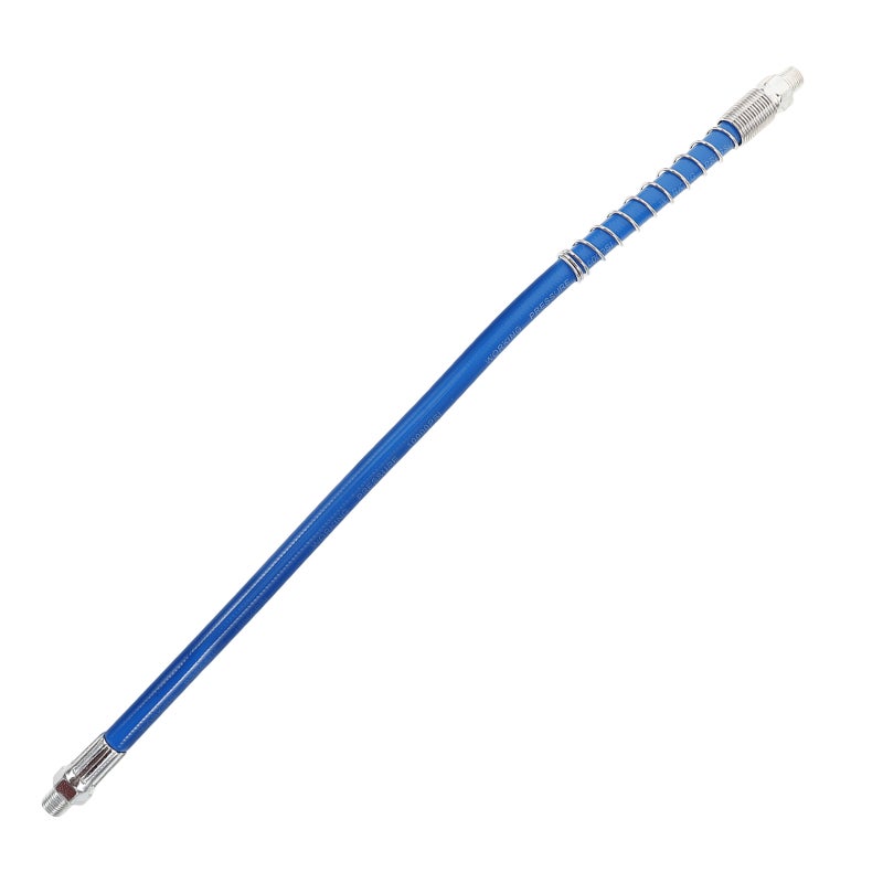 Flexible Grease Hose Quick-connect Grease Hose Flex Hose With Spring Guard For Vehicle Maintenance Mechanical Lubrication - Image 1