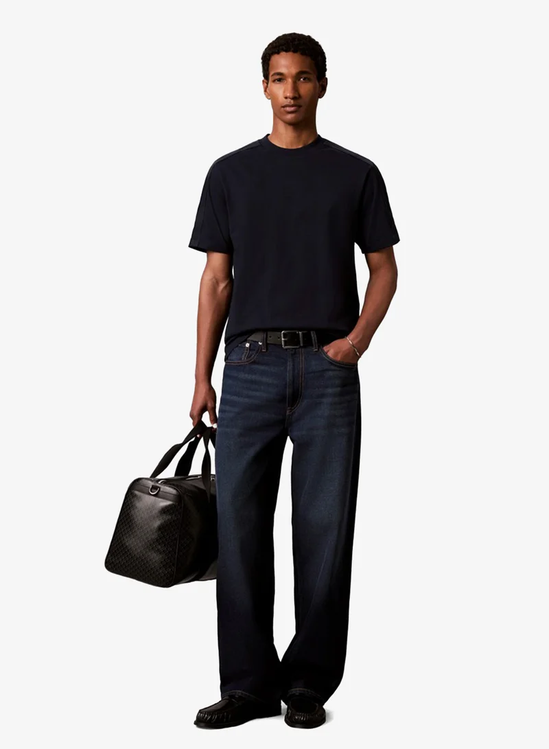 كالفن كلاين Coated Emblem Print Duffel Bag