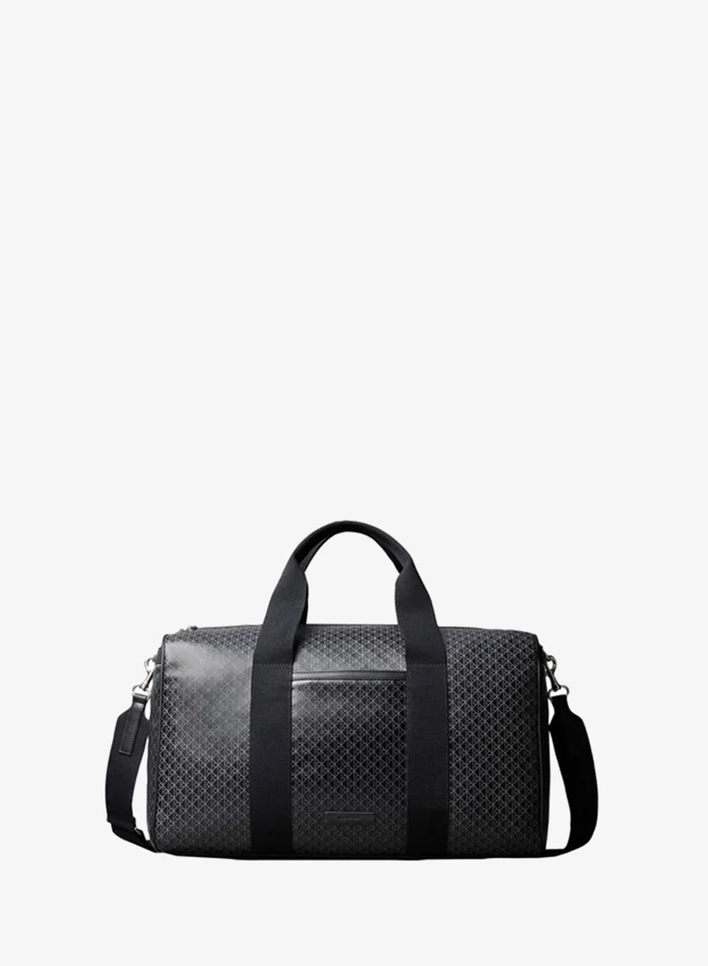 كالفن كلاين Coated Emblem Print Duffel Bag