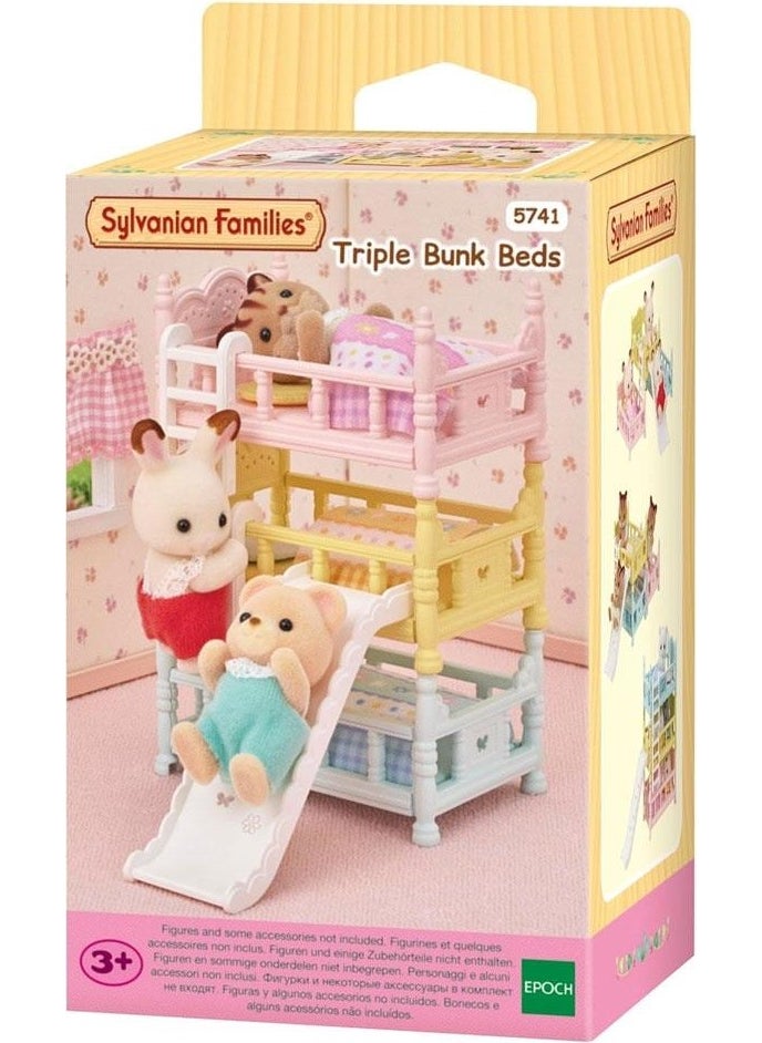 Sylvanian Families Three-Decker Bunk Bed Set 5741  - Image 1