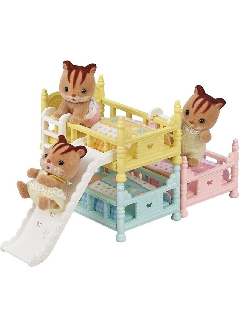 Sylvanian Families Three-Decker Bunk Bed Set 5741  - Image 2