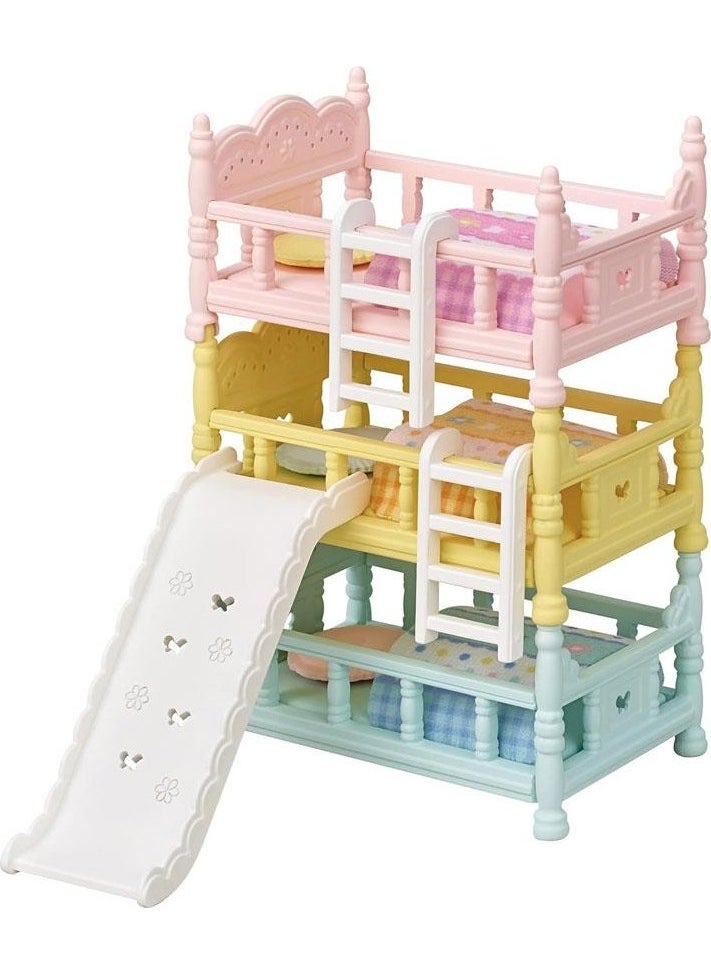 Sylvanian Families Three-Decker Bunk Bed Set 5741  - Image 3
