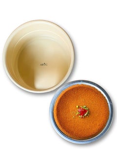ARTC ARTC 2Pcs Portable Kunefe Sweets Warmer Stand And Cooking Plate Beige 34cm  - Image 2