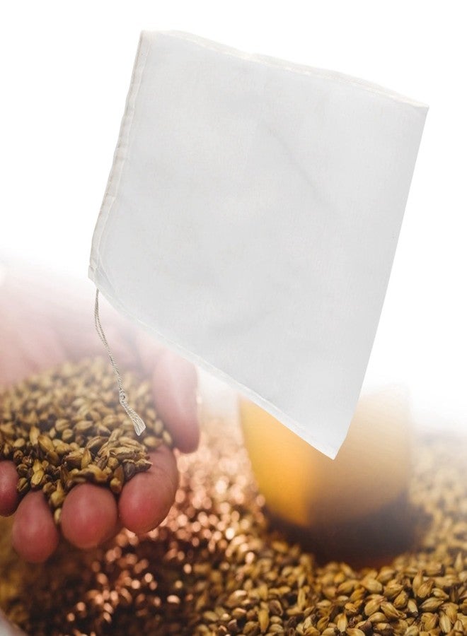 كيس تخمير من كونيور 150 ميكرون لحليب المكسرات والنبيذ، كيس تصفية دقيق 100 شبكة 11 بوصة × 17.7 بوصة، كيس ترشيح نبيذ من النايلون، كيس حليب المكسرات قابل لإعادة الاستخدام، للبيرة والنبيذ وحليب المكسرات وعصير التفاح والقفزات والعصائر والتخمير المنزلي (قطعة واحدة) - Image 3