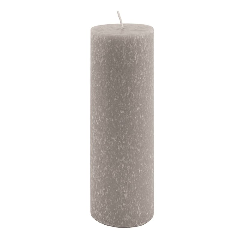 Root Candles Unscented Timberline Pillar Candle 3 x 9Inches Platinum