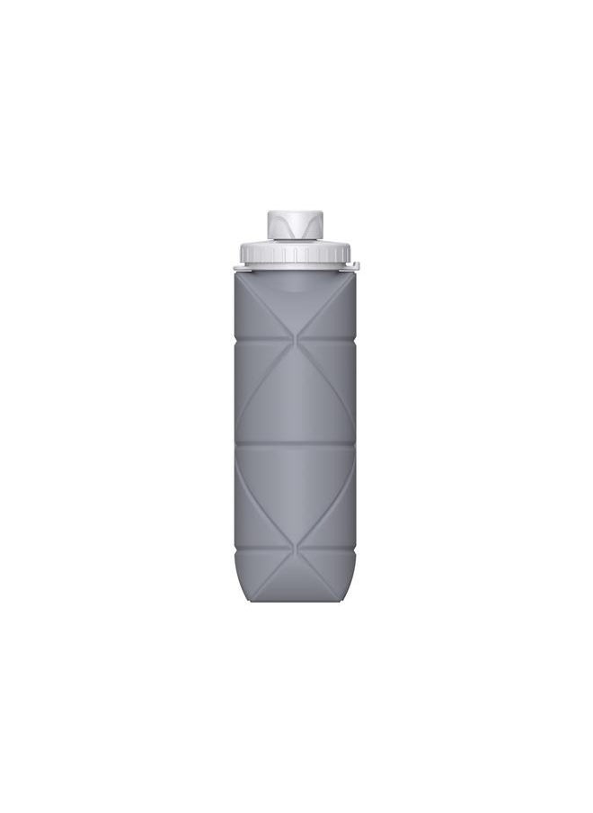 Elegant Collapsible Water Bottles Leakproof Valve Reusable BPA Free Silicone Foldable Travel Water Bottle .