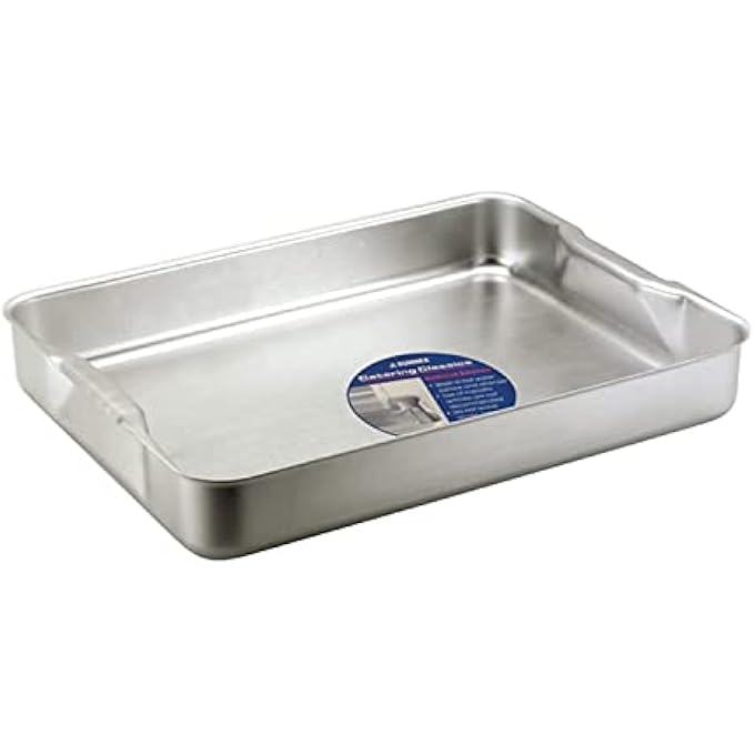 زودياك طبق تحميص من الألومنيوم من صنيكس بمقابض مدمجة، الطول 42 سم × العرض 305 سم × الارتفاع 7 سم - Image 1