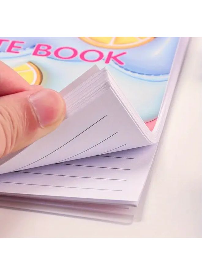 Cartoon A5 Notebook 60 Pages Soft PP Cover Random Color 1pc For School Office Meetings - Image 5