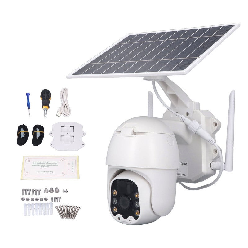 lafon Lafon Solar Security Camera Color Night Vision High Sensitivity Wireless Security Camera Pir Detection Outdoor Security Camera For Home Outdoor Surveillance
