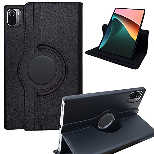 CEDO Xiaomi Mi Pad 5 (11 inch) Flip Cover | Leather Finish | 360 Degree Rotate Back Cover | Shockproof Back Cover Case for Xiaomi Mi Pad 5 (11 inch) (Black) - Image 1