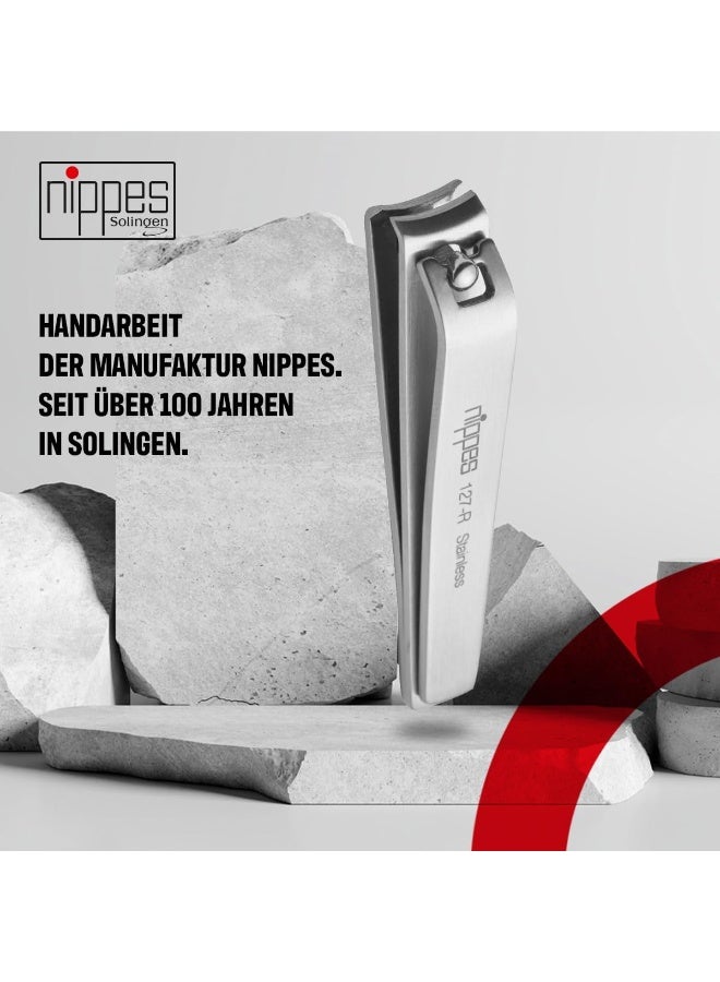 nippes Solingen Stainless Steel Nail Clippers (127R) - Image 4