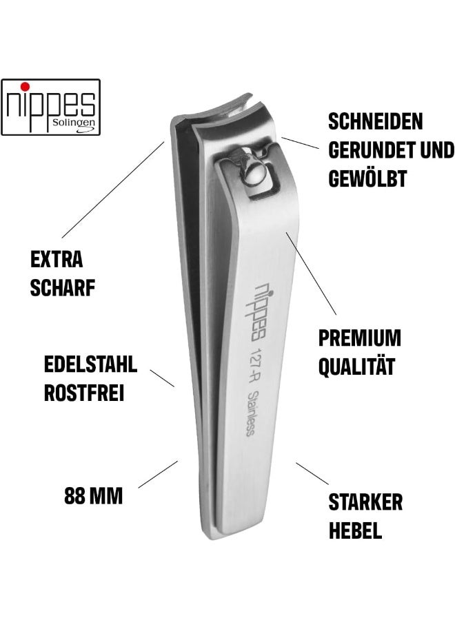 nippes Solingen Stainless Steel Nail Clippers (127R) - Image 3