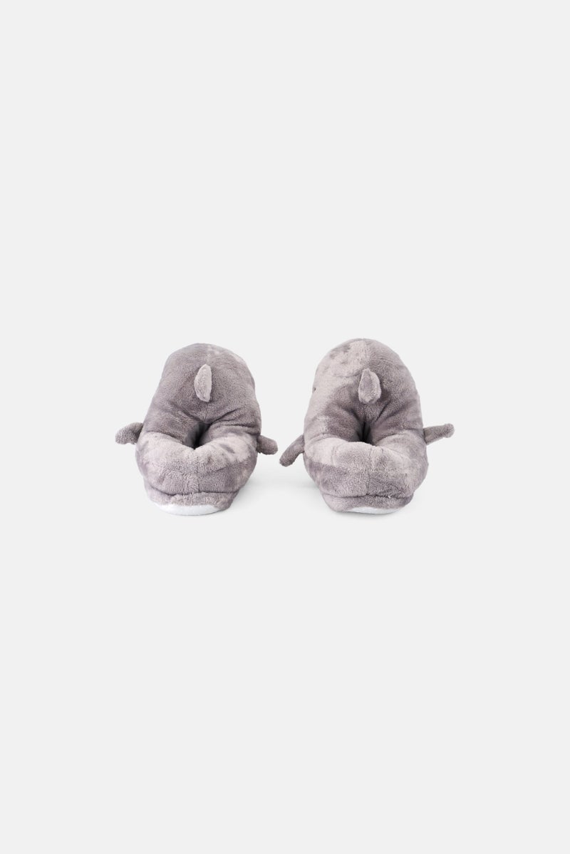 Royal Deluxe Kids Girl Shark Slip On Homewear Slippers, Assorted  - Image 4