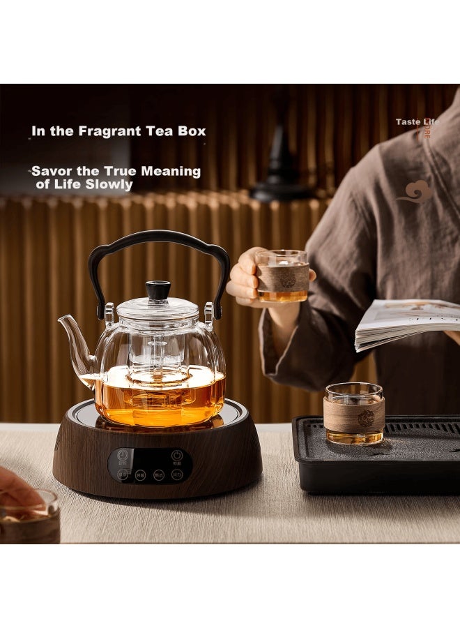 Yihutea Yi Hu Tea New Model Glass Tea Kettle High-temperature Resistant Steaming And Brewing Integrated Household Kung Fu Tea Set - Image 3