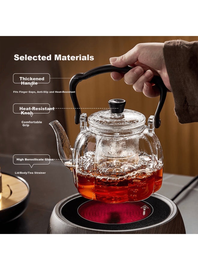 Yihutea Yi Hu Tea New Model Glass Tea Kettle High-temperature Resistant Steaming And Brewing Integrated Household Kung Fu Tea Set - Image 1