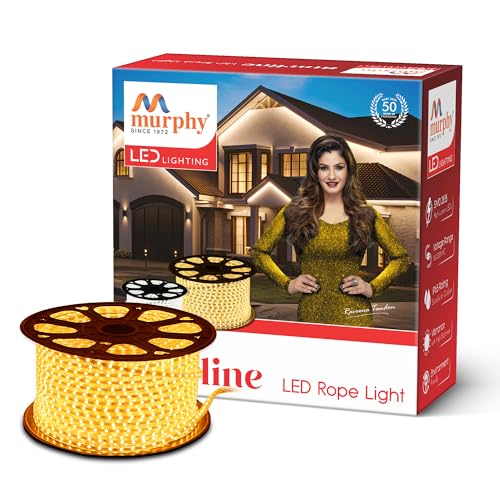 Murphy 2835-120 LED High Lumen Waterproof Indoor Outdoor Home Deorative, Diwali Lights, Rope Pipe Light, Cove Light (120 Led/Mtr) (Green, 10 Meter) - Image 1
