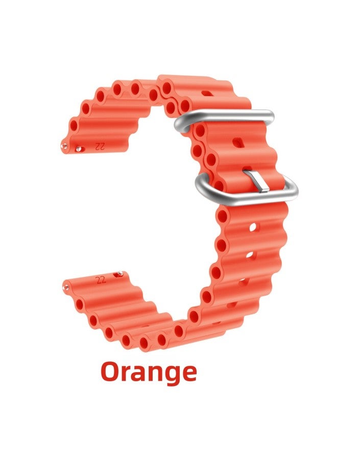 Suitable For Huawei GT/GT2/GT3 Apple Ocean Strap Silicone Luminous Strap 12/16/18/20/22 Millio 