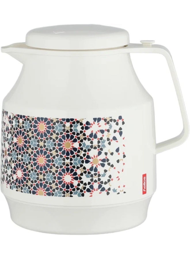 helios Thermos, 1 Liter, Glass Inner Container - Multicolor - Image 1