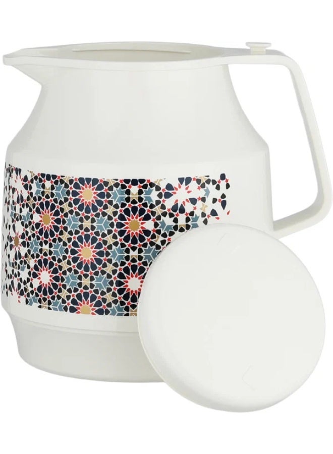 helios Thermos, 1 Liter, Glass Inner Container - Multicolor - Image 4