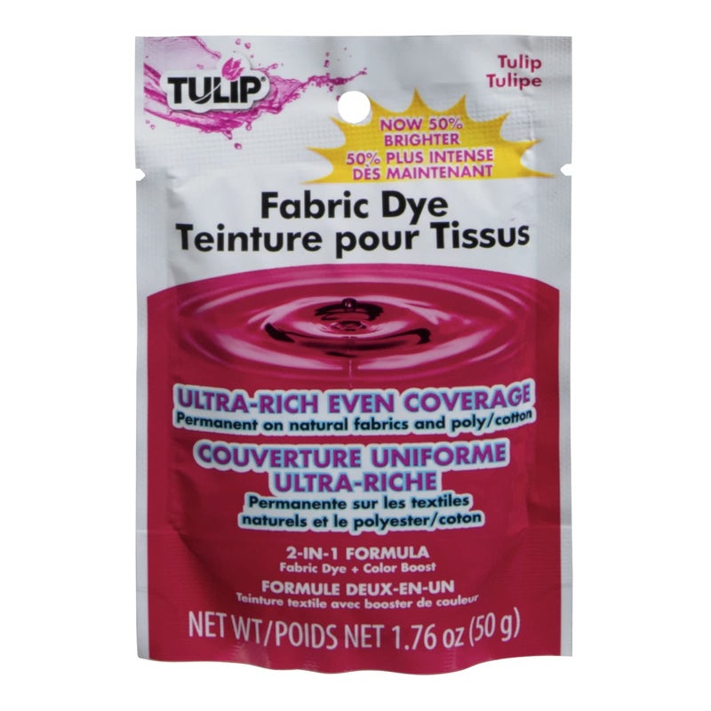 Tulip مسحوق صبغة القماش الدائم من توليب، طريقة الصبغ الساخنة للون الزاهي، لون طويل الأمد، توليب وردي - Image 1