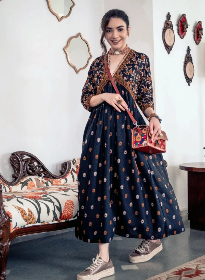 زيري سوق Floral Print Dress