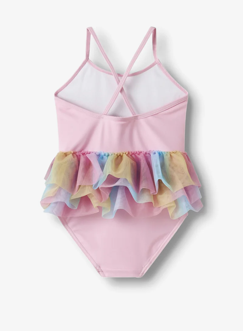 NAME IT Kids Printed Swimsuit