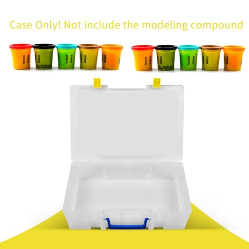 FULLCASE Case for Play-Doh Modeling Compound 20-Pack Case of Colors 3-Ounce Cans,Storage Box Organizer Container Holds 32-Pack of 1-Ounce Modeling Compound for Kid Party Favors(Box Only) - Image 3