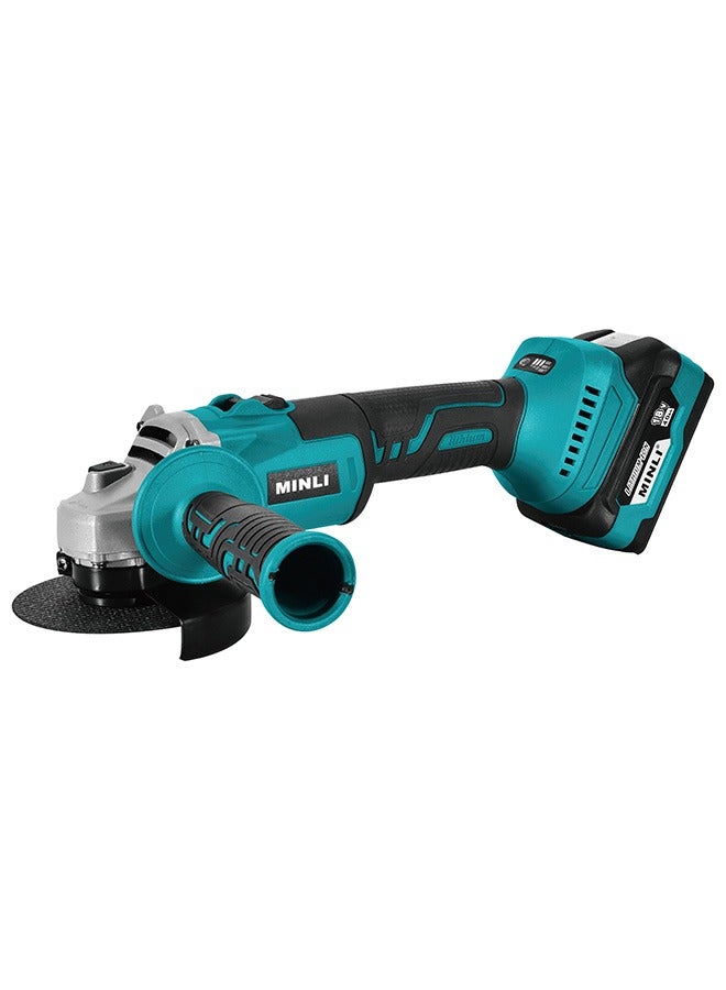 MINLI Cordless Angle Grinder 18V – Powerful 4” Battery Grinder for Cutting, Polishing & DIY Tasks – Portable, Fast Charging, Long Battery Life - Image 1