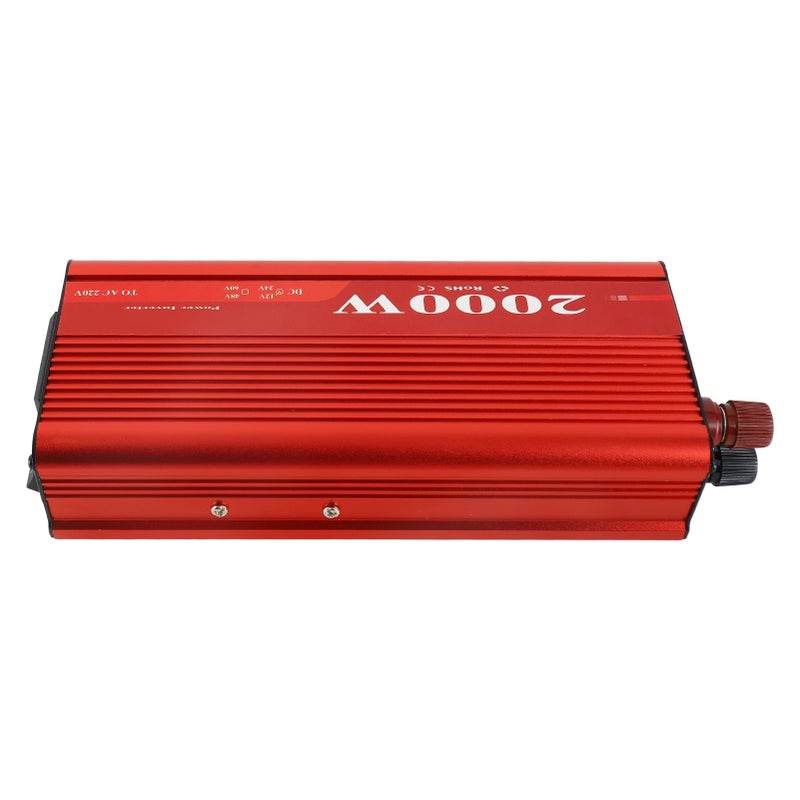 2000W Car Power Inverter USB Charging Converter Adapter Modified Sine Wave DC 12V/24V to AC 220V - Image 5