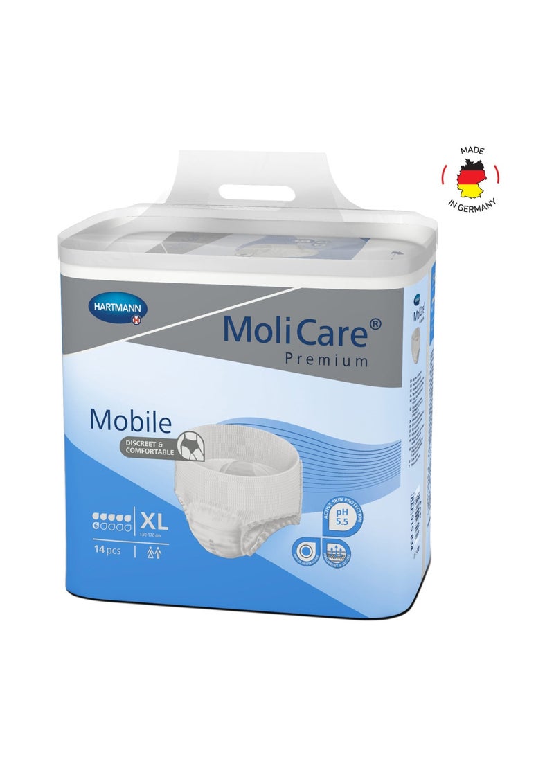 Molicare Mobile Adult Diaper Xl 14'S 