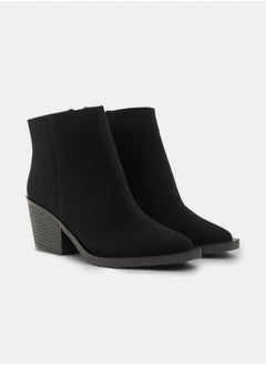 TGS Suede Zip Short Ankle Boot  - Image 1