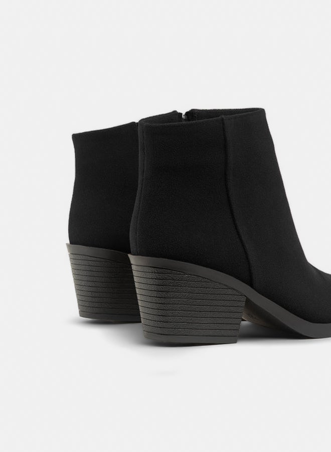 TGS Suede Zip Short Ankle Boot  - Image 3