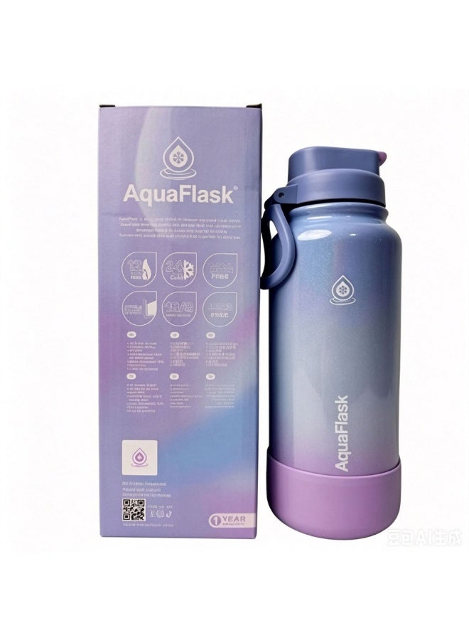 AquaFlask Stainless Steel Water Bottle - Image 1