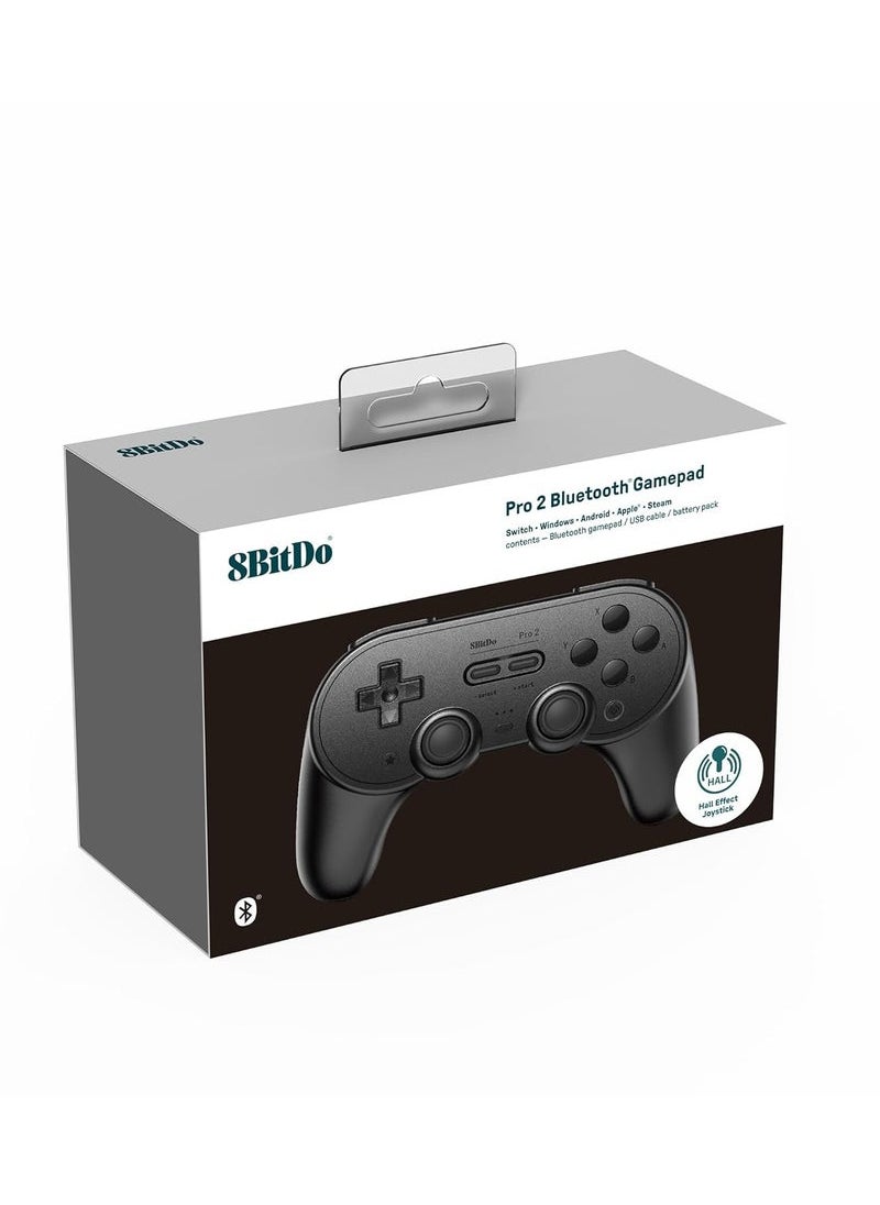 ماركة غير محددة Pro 2 Bluetooth Controller for Switch, Hall Effect Joystick Update, Wireless Gaming Controller for Switch, PC, Android, and Steam Deck  Apple (Black)  - Image 5