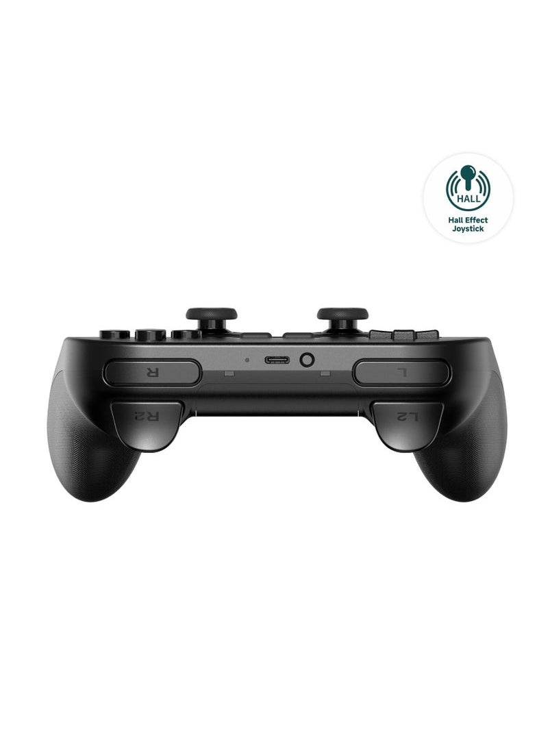 ماركة غير محددة Pro 2 Bluetooth Controller for Switch, Hall Effect Joystick Update, Wireless Gaming Controller for Switch, PC, Android, and Steam Deck  Apple (Black)  - Image 2