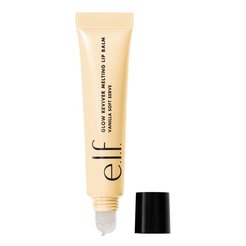 elf e.l.f. Glow Reviver Melting Lip Balm, Hydrating Tinted Lip Balm For A Glossy Finish & Soft, Supple Lips, Vegan & Cruelty-Free, Vanilla Soft Serve - Image 1