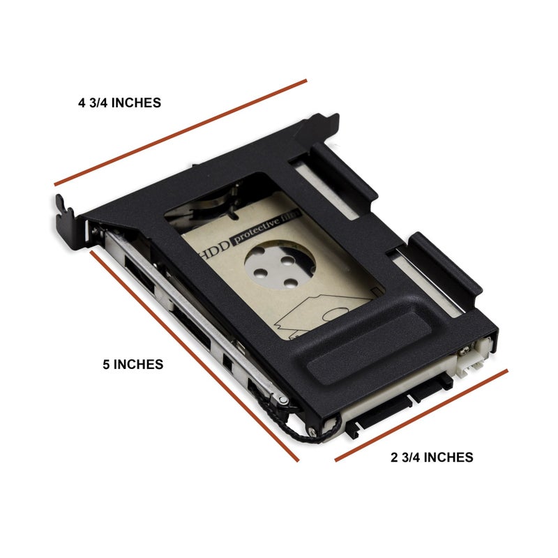 Syba PCI Slot Tray Less Mobile Rack for 2.5" Sata III HDD SSD SY-MRA25023 - Image 4