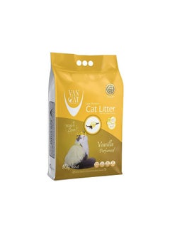 VAN CAT White Bentonite Clumping Cat Litter Vanilla 10Kg 