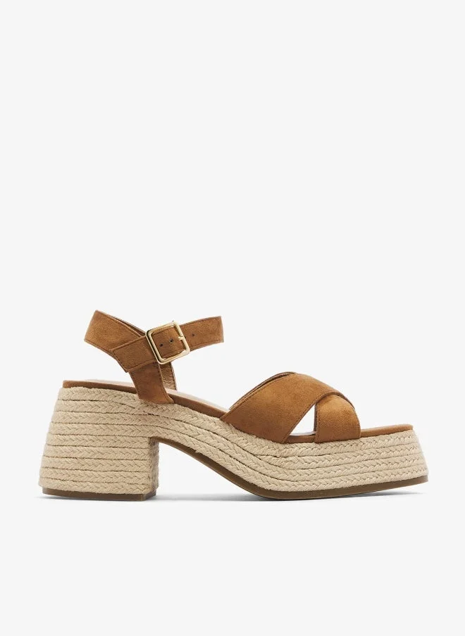 London Rebel Aven Ankle Strap High-Heel Sandals