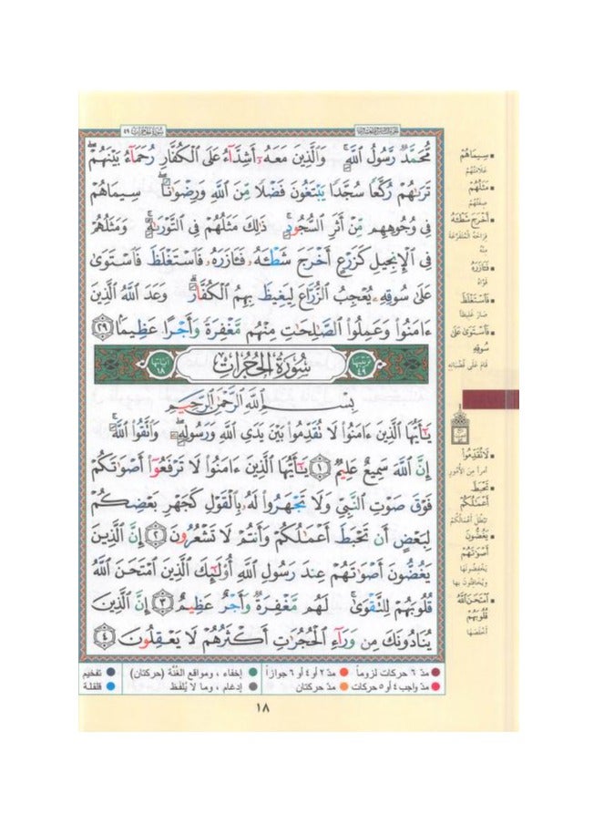 من سورة الأحقاف إلى سورة الناس الأجزاء من 26 إلى 30 مقاس وسط: 17×24 سم (علبة تحتوي على10 قطعة) - Image 2