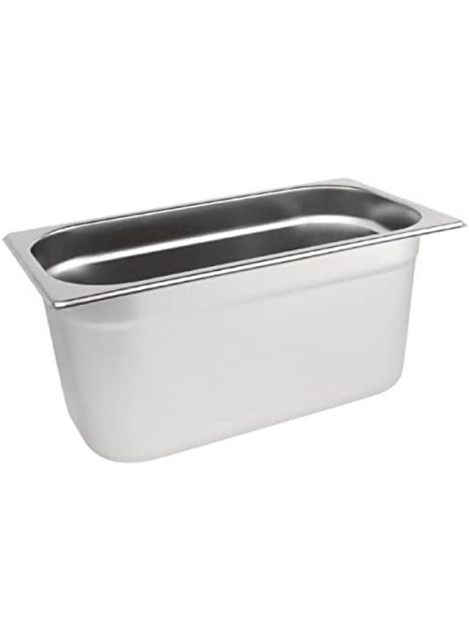 SOFIA REFRIGERATION GN Pan/Tray 1/3 15cm Stainless Steel Food Container Food Warmer, Food Storage, For Catering and Kitchen Use - Image 1