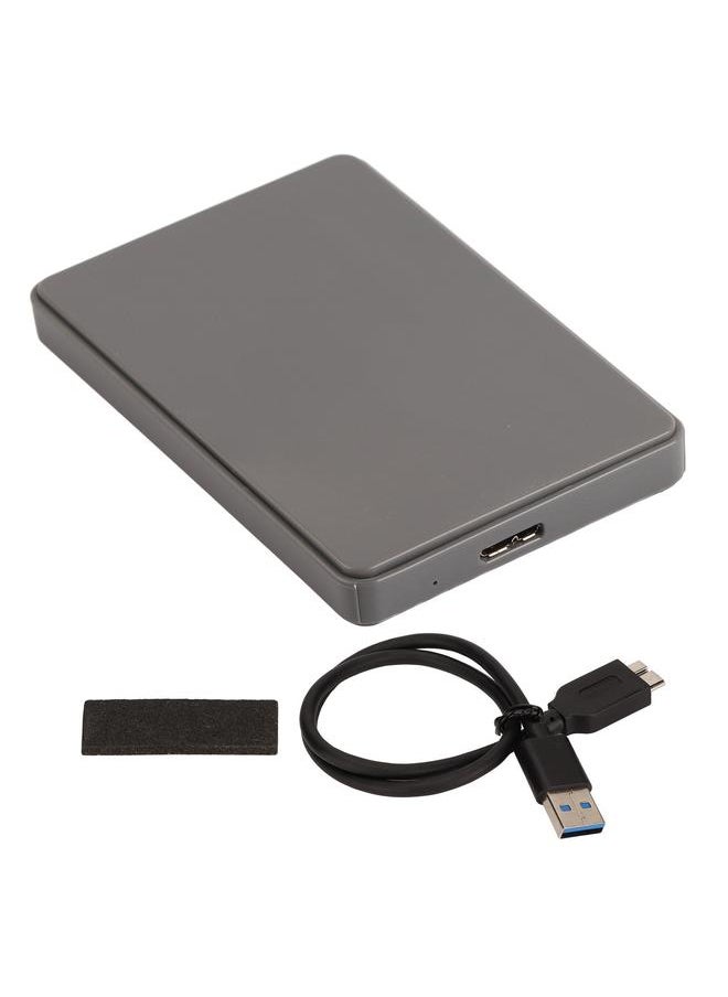 Thoraya USB3.0 2.5 inch mechanical SSD solid state sata serial port external mobile hard disk box gray  - Image 1